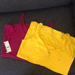 2 NWT New York & Co Tank Tops - Medium